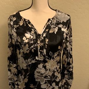 White House Black Market Sheer Blouse